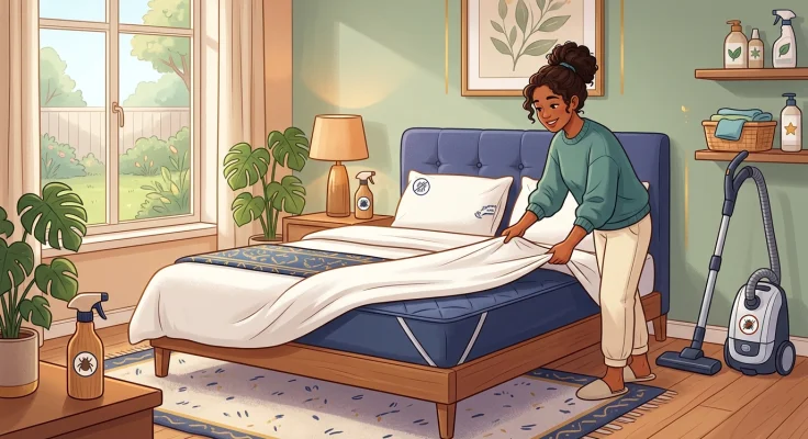 Alergia a los ácaros en la cama: prevención, limpieza y productos