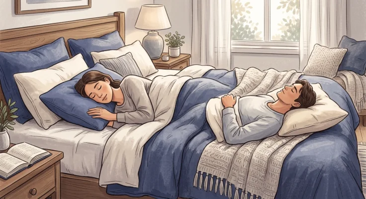 Altura ideal de la almohada según tu postura al dormir