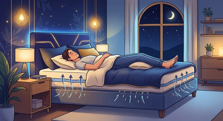 Base tapizada transpirable: 3D vs tela, ventilación del colchón