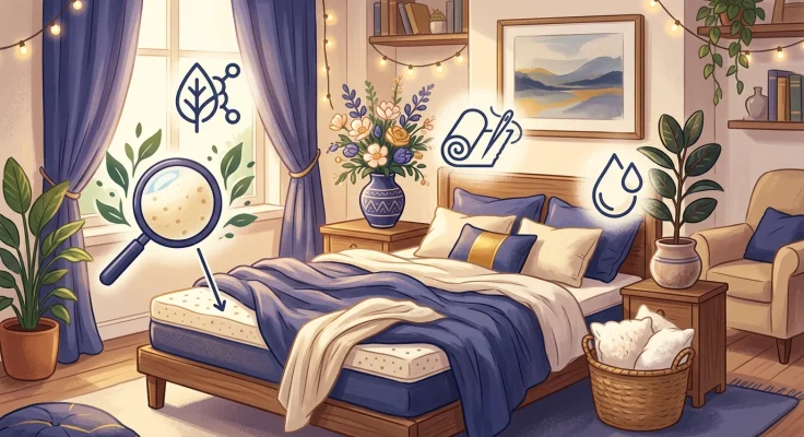 Certificaciones de colchones: CertiPUR, OEKO-TEX, Eurolatex explicadas