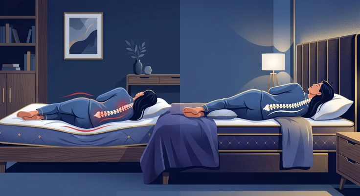 Mi colchón es demasiado blando: efectos en la espalda y soluciones