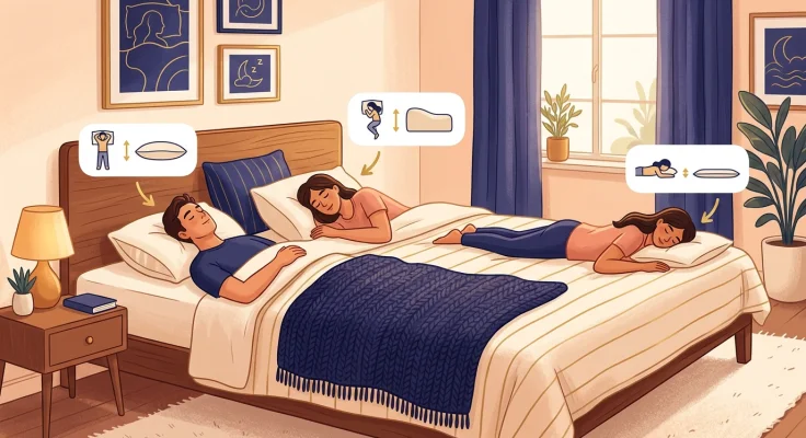 Cómo elegir la almohada perfecta según tu forma de dormir