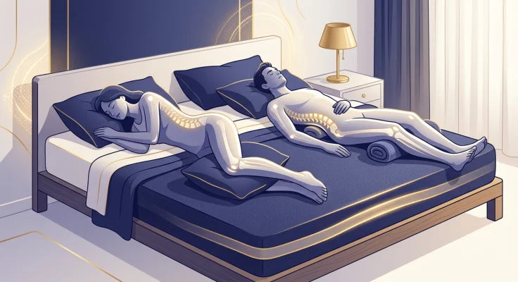 Dolor de espalda al dormir: causas, posturas y colchón adecuado