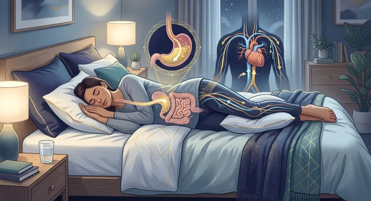 Dormir del lado izquierdo: beneficios para digestión y circulación