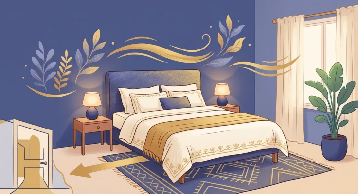 Feng Shui en el dormitorio: orientación de la cama y energía para dormir