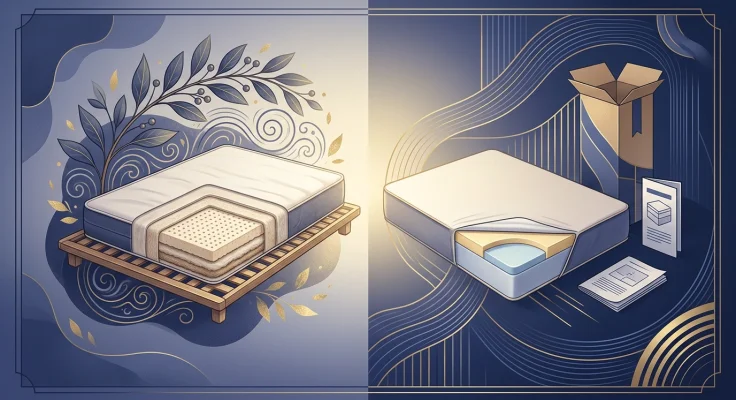 Kipli vs Emma: colchón natural vs colchón en caja clásico
