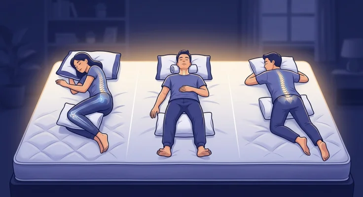 Mejor postura para dormir: de lado, boca arriba o boca abajo